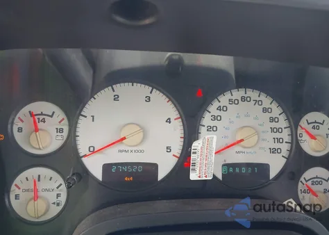 2003 Dodge Ram 2500 Slt/Laramie/St from USA, damaged, VIN 3D7KU28623G796452